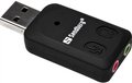 Obrázok pre výrobcu Sandberg externá zvuková karta, USB > Sound Link, čierna