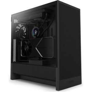 Obrázok pre výrobcu NZXT skříň H5 Flow edition / 2x120 mm fan / USB 3.0 / USB-C 3.1 / průhledná bočnice / mesh panel / černá