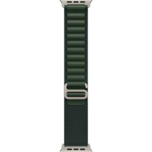 Obrázok pre výrobcu Apple Watch 49mm Dark Green Alpine Loop - Large - Natural Titanium Finish