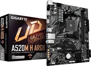 Obrázok pre výrobcu GIGABYTE A520M H ARGB /AM4/mATX