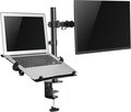Obrázok pre výrobcu NewStar Flat stolní držák na PC monitor 10-32", 8kg a 4,5 kg ntb, VESA 75x75 nebo 100x100 mm, černý