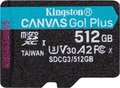 Obrázok pre výrobcu Kingston 512GB microSDXC Canvas Go Plus 170R A2 U3 V30 Single Pack bez ADP
