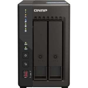 Obrázok pre výrobcu QNAP TS-253E-8G (4core 2,6GHz, 8GB RAM, 2x SATA, 2x M.2 NVMe slot, 2x HDMI 4K, 2x 2,5GbE, 4x USB)