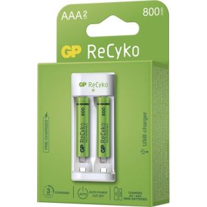 Obrázok pre výrobcu GP nabíječka baterií Eco E211 + 2× AAA REC 800