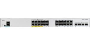 Obrázok pre výrobcu Catalyst C1000-24P-4X-L, 24x 10/100/1000 Ethernet PoE+ port and 195W PoE budget, 4x 10G SFP+ uplinks