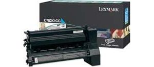 Obrázok pre výrobcu Lexmark C782 15K Cyan High Yield Ret Prog Print Cartridge