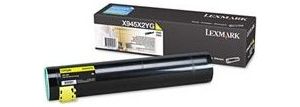 Obrázok pre výrobcu Lexmark X940e, X945e 22K Yellow High Yield Toner Cartridge