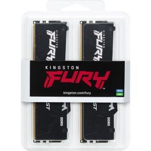 Obrázok pre výrobcu Kingston FURY Beast /DDR5/64GB/6400MHz/ CL32/2x32GB/RGB/Black