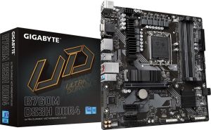 Obrázok pre výrobcu GIGABYTE MB Sc LGA1700 B760M DS3H DDR4, Intel B760, 4xDDR4, 2xDP, 1xHDMI, 1xVGA, mATX