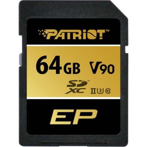 Obrázok pre výrobcu Patriot V90 SDXC 64GB /UHS-II U3 / Class 10/+ Adaptér