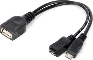 Obrázok pre výrobcu PremiumCord USB redukce kabel USB A/female+Micro USB/female - Micro USB/male OTG