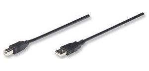 Obrázok pre výrobcu MANHATTAN USB 2.0 kábel A-B M/M 3m, čierny