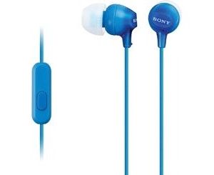 Obrázok pre výrobcu SONY MDR-EX15AP - Sluchátka do uší s mikrofonem - Blue