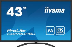 Obrázok pre výrobcu 43" iiyama X4373UHSU-B1:VA,UHD,2xHDMI,DP,USB,PIP