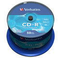 Obrázok pre výrobcu Verbatim CD-R (50-pack) 700MB/80min, 52x, Spindl