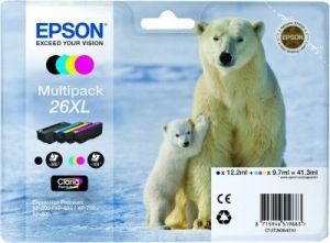 Obrázok pre výrobcu Epson T2636 Multip. 4-colours 26XL Claria Premium