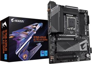 Obrázok pre výrobcu GIGABYTE B760 A ELITE AX LGA1700 4xDDR4 4xSATA 3xM.2 1xDP 1xHDMI