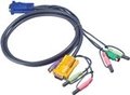 Obrázok pre výrobcu ATEN KVM Kábel (HD15-SVGA, PS/2, PS/2, Audio) - 5m