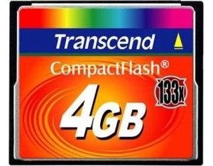 Obrázok pre výrobcu Transcend CompactFlash karta 4GB High Speed 133x