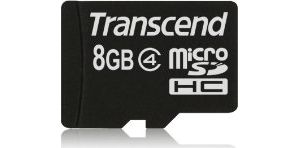 Obrázok pre výrobcu Transcend Micro SDHC karta 8GB Class 4