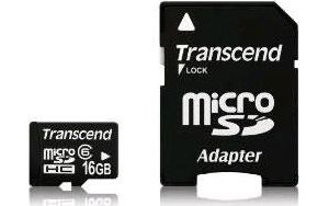 Obrázok pre výrobcu Transcend Micro SDHC karta 32GB Class 10 + Adaptér