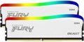 Obrázok pre výrobcu Kingston FURY Beast White /DDR4/32GB/3200MHz/ CL16/2x16GB/RGB/White