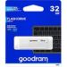 Obrázok pre výrobcu Goodram USB flash disk, USB 2.0, 32GB, UME2, biely, USB A, s krytkou