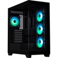 Obrázok pre výrobcu BitFenix skříň CETO / ATX / 4x 120mm ARGB fan / 2x USB 3.0 / USB-C / tvrzené sklo / černá