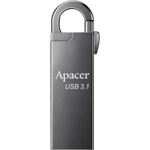 Obrázok pre výrobcu Apacer USB flash disk, USB 3.0, 64GB, AH15A, strieborný, USB A, s karabinkou