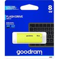 Obrázok pre výrobcu Goodram USB flash disk, USB 2.0, 8GB, UME2, žltý, USB A, s krytkou