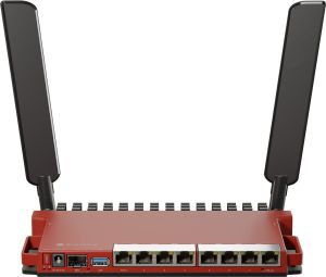 Obrázok pre výrobcu MikroTik L009UiGS-2HaxD-IN, ARM CPU, 512MB RAM, Wi-Fi 6 (802.11ax), 8x GLAN, PoE in/out, SFP, USB 3.0, L5