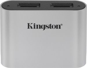 Obrázok pre výrobcu Kingston USB3.2 Gen1 Workflow Dual-Slot microSDHC/SDXC UHS-II čítačka kariet