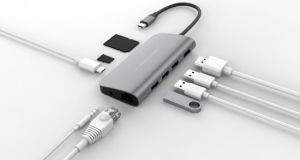 Obrázok pre výrobcu HyperDrive POWER 9-in-1 USB-C Hub pro iPad Pro, MacBook Pro/Air - Space Grey