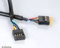 Obrázok pre výrobcu AKASA - USB kabel - 40cm - prodlužovací interní