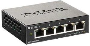 Obrázok pre výrobcu D-Link DGS-1100-05V2/E 5-Port Gigabit Smart Managed Switch- 5-Port 100BaseTX Auto-Negotiating 10/100/1000Mbps Switch