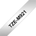 Obrázok pre výrobcu Brother - TZe-M921, stříbrná metalická / černá (9mm, laminované)