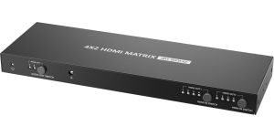 Obrázok pre výrobcu PremiumCord HDMI matrix switch 4:2, UHD 4Kx2K HDR