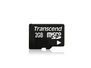 Obrázok pre výrobcu Transcend 2GB microSD paměťová karta (bez adaptéru)