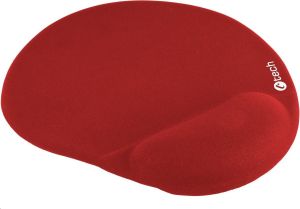 Obrázok pre výrobcu Podložka pod myš gelová C-TECH MPG-03, červená, 240x220mm