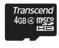 Obrázok pre výrobcu Transcend 4GB microSDHC (Class 4) paměťová karta (bez adaptéru)
