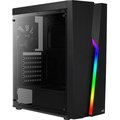 Obrázok pre výrobcu Aerocool PC skrinka ATX BOLT RGB USB 3.0 - 1x120mm BLACK FAN Čierna