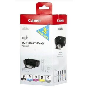 Obrázok pre výrobcu Canon PGI-9 PBK/C/M/Y/GY Multi Pack