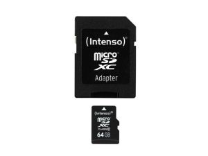 Obrázok pre výrobcu Intenso micro SD 64GB SDXC card class 10