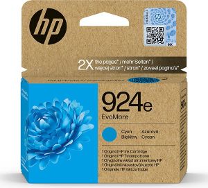 Obrázok pre výrobcu HP originál ink EvoMore 4K0U7NE#CE1, HP 924e, cyan, 800str.