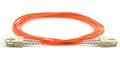 Obrázok pre výrobcu Optický patch cord duplex SC-SC 50/125 1m MM OM4