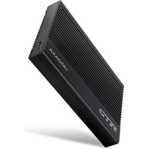 Obrázok pre výrobcu AXAGON EE25-GTR, USB-C 10Gbps - SATA 6G 2.5" RIBBED box, černý