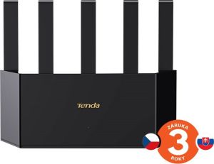 Obrázok pre výrobcu Tenda TX12L Pro AX3000 WiFi 6 Mesh Router, 1x GWAN, 3x GLAN, IPv6, 5x 6dBi, WPA 3, CZ app