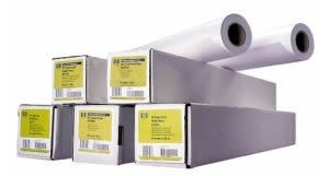 Obrázok pre výrobcu HP Universal Heavyweight Coated Paper-610 mm x 30.5 m (24 in x 100 ft), 33 lb, 131 g/m2, Q1412B