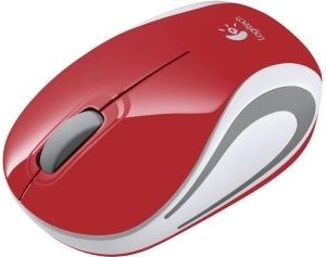 Obrázok pre výrobcu myš Logitech Wireless Mini Mouse M187 červená