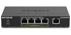 Obrázok pre výrobcu NETGEAR 5PT POE/POE+ GIGE UNMANAGED SWITCH